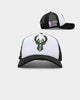 New Era Milwaukee Bucks 'NBA Summer League' 9FORTY A-Frame Snapback Black/White