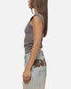 Ed Hardy Women's Cowl Back Top Grey
