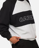 Carre Panel Raglan Crewneck Black/Grey Marle