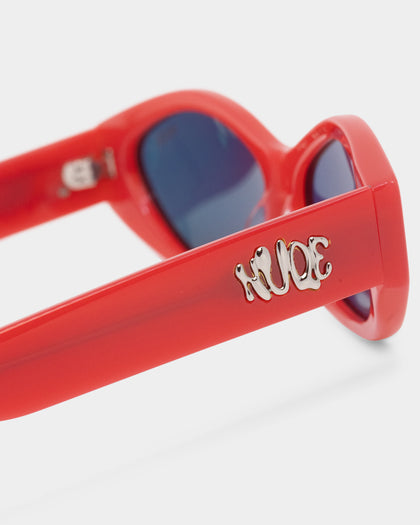 Loiter X Nuqe Ethereal Sunglasses Coral Crush