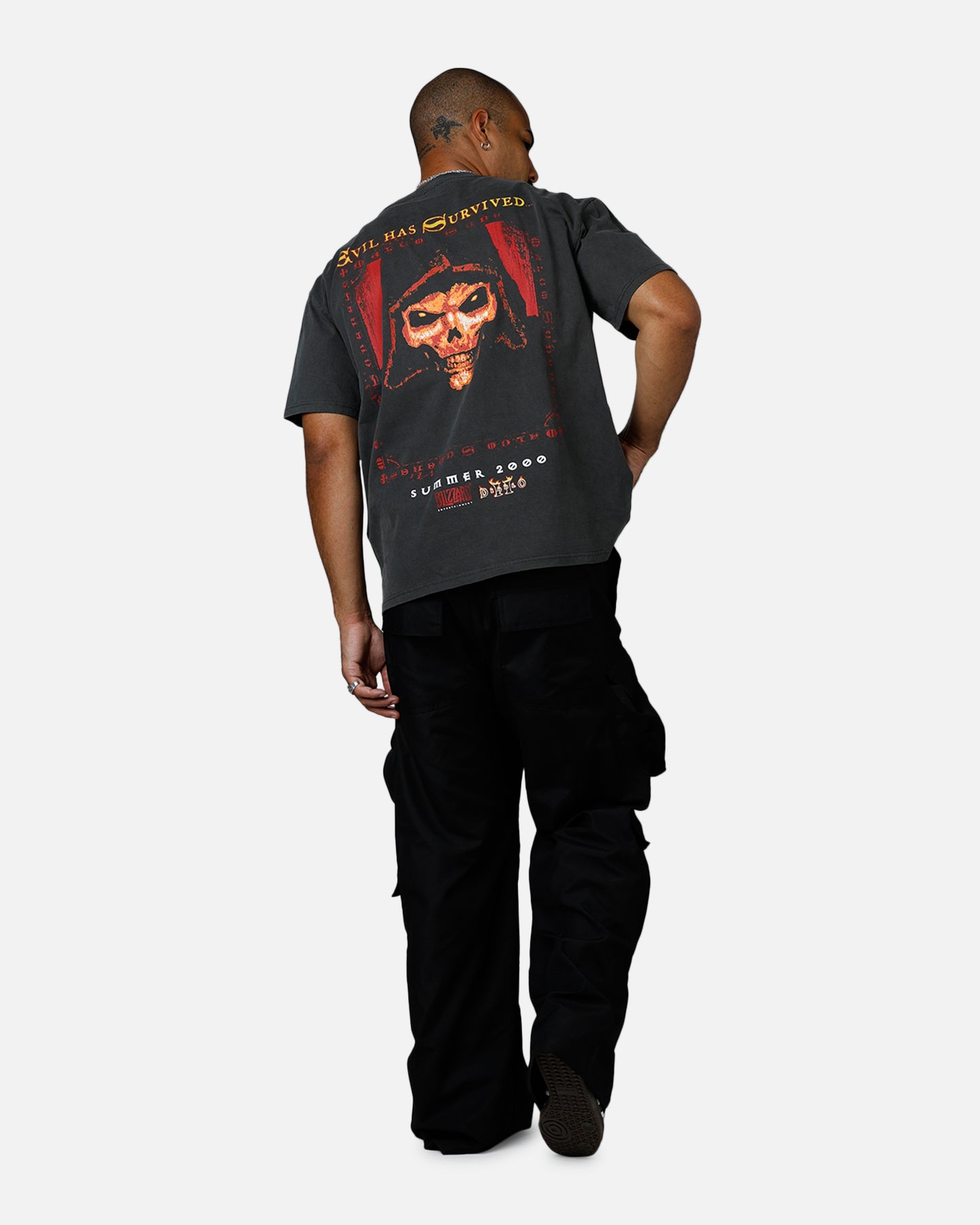 【中古】Diablo: Battle Chest (輸入：北米版) 73Studio X Diablo II Halloween Summer 2000 T-Shirt Black Wash