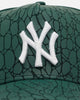 New Era New York Yankees 'Croc Skin 2.0' 9FORTY A-Frame Snapback Dark Green