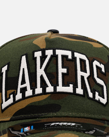 Pro Standard Los Angeles Lakers 'Woodland Camo' Pro Pinch Snapback Camo