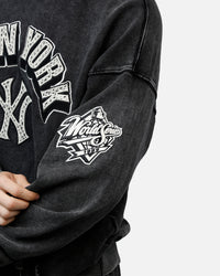 Pro Standard New York Yankees Raffia Hoodie Black Acidwash