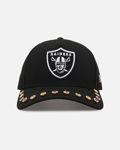 New Era Las Vegas Raiders 'Visor Embellishment' 9FORTY A-Frame Snapback Official Team Colors