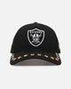 New Era Las Vegas Raiders 'Visor Embellishment' 9FORTY A-Frame Snapback Official Team Colors