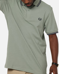 Fred Perry Twin Tipped Polo Shirt Green