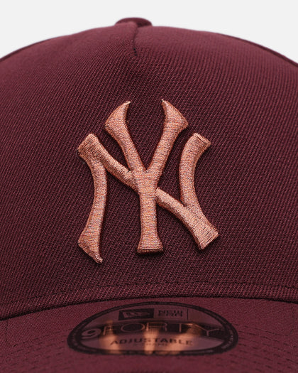 New Era New York Yankees 'Penny' 9FORTY A-Frame Snapback Maroon