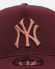 New Era New York Yankees 'Penny' 9FORTY A-Frame Snapback Maroon