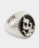 Wild For The Weekend Flame Signet Ring (Medium) Silver
