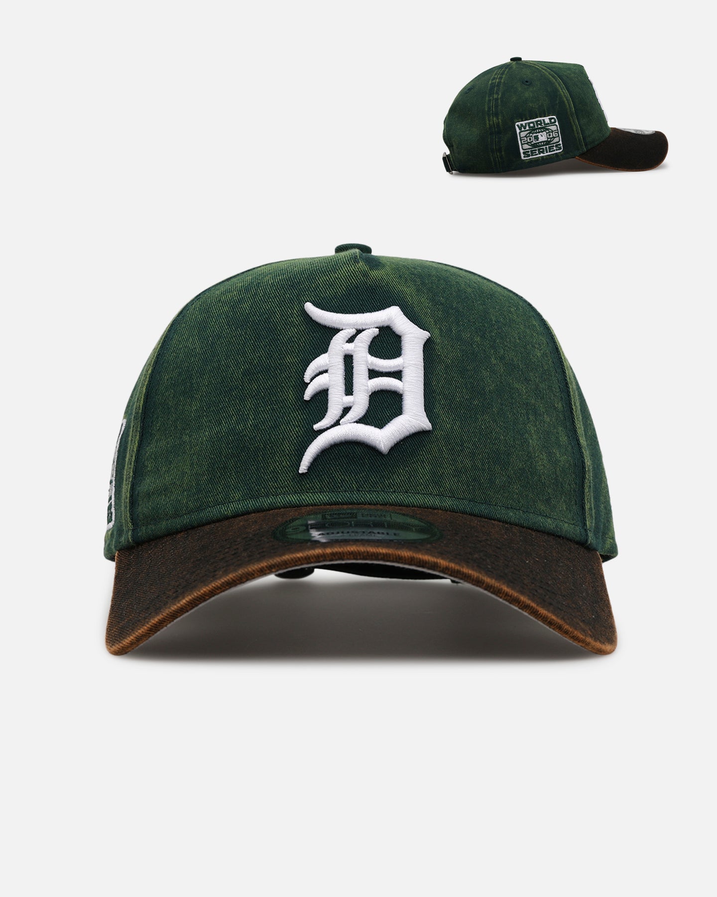 New Era Detroit Tigers 'Washed Green' 9FORTY A-Frame Strapback