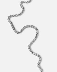 Saint Morta 2MM Palm Chain White Gold