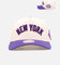 Mitchell & Ness New York Yankees 'Chainstitch Wordmark' Pro Pinch Snapback Purple