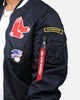 New Era X Alpha Series X MLB Boston Red Sox MA-1 Bomber Jacket Navy