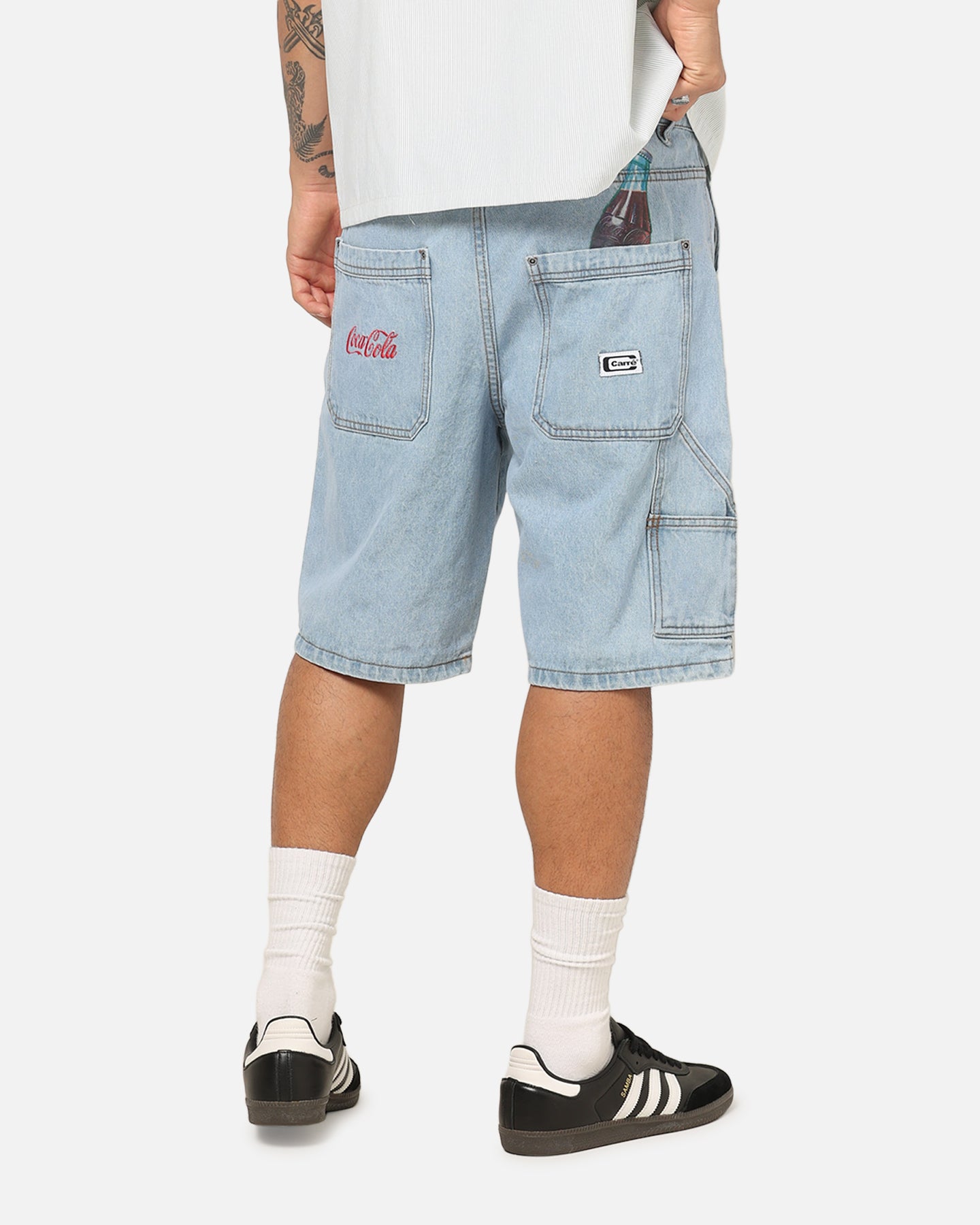 Carre Carré X Coca Cola Utility 86 Jorts Blue | Culture Kings US