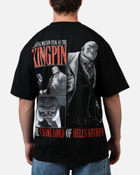 73Studio Marvel King Pin Vintage T-Shirt Black