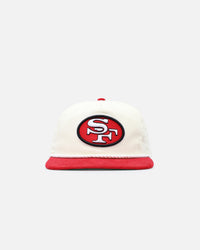 New Era San Francisco 49ers 'Throwback Corduroy' Golfer Snapback Chrome