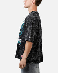 New Era Philadelphia Eagles Boxy Essentials T-Shirt Washed Black