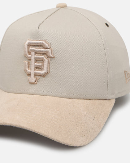 New Era San Francisco Giants 'Cream Suede' 9FORTY A-Frame Strapback Stone/Oatmilk