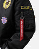 New Era X Alpha Series X MLB San Diego Padres MA-1 Bomber Jacket Black