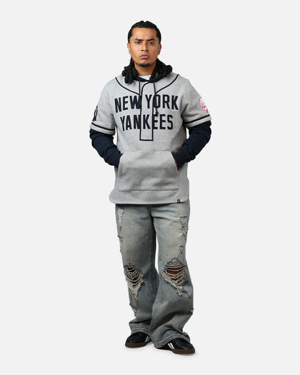47 Brand New York Yankees Game Hoodie Grey/Navy