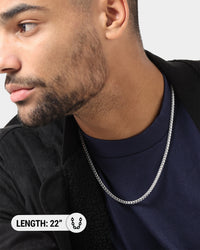 House Of Auric 3.7mm Franco Chain Sterling Silver