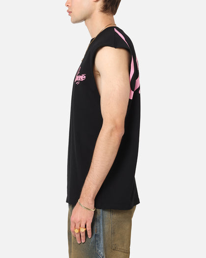 Carre Graffiti Muscle T-Shirt Black/Pink