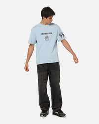 Majestic Athletic Argentina Halftone Crest T-Shirt Argentina Blue