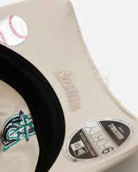 New Era Seattle Mariners 'Cutoff Visor' 9FORTY Snapback Stone