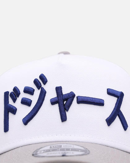 New Era Los Angeles Dodgers 'Japan Pack' Kanji 9FORTY A-Frame Snapback White/Grey