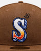 New Era Seattle Mariners 'Scribble' 59FIFTY Fitted Brown