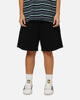 Carre Drill Pleated Jorts Black