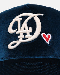 New Era Los Angeles Dodgers 'Velvet Hearts' 9FORTY A-Frame Snapback Blue