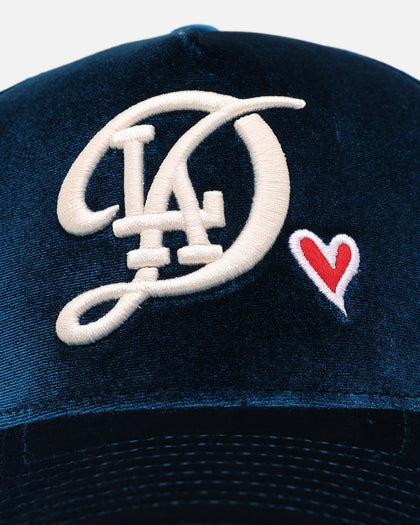 New Era Los Angeles Dodgers 'Velvet Hearts' 9FORTY A-Frame Snapback Blue