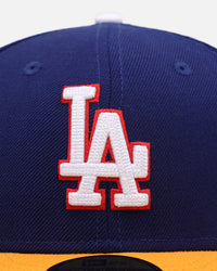 New Era Los Angeles Dodgers 'Grey Bottoms' 59FIFTY Fitted Royal/Gold