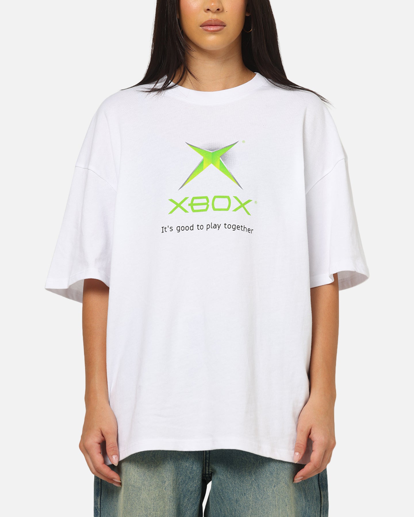 激レア oMA Design Studios ゲームシャツ S Y2K 73Studio X Xbox 25th Anniversary 2001 Play Together T-Shirt White