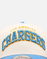 New Era Los Angeles Chargers 'Vintage Arch Logo' 9FORTY A-Frame Snapback Official Team Colors