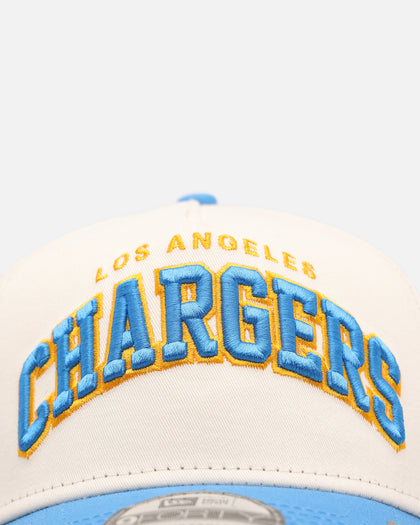 New Era Los Angeles Chargers 'Vintage Arch Logo' 9FORTY A-Frame Snapback Official Team Colors