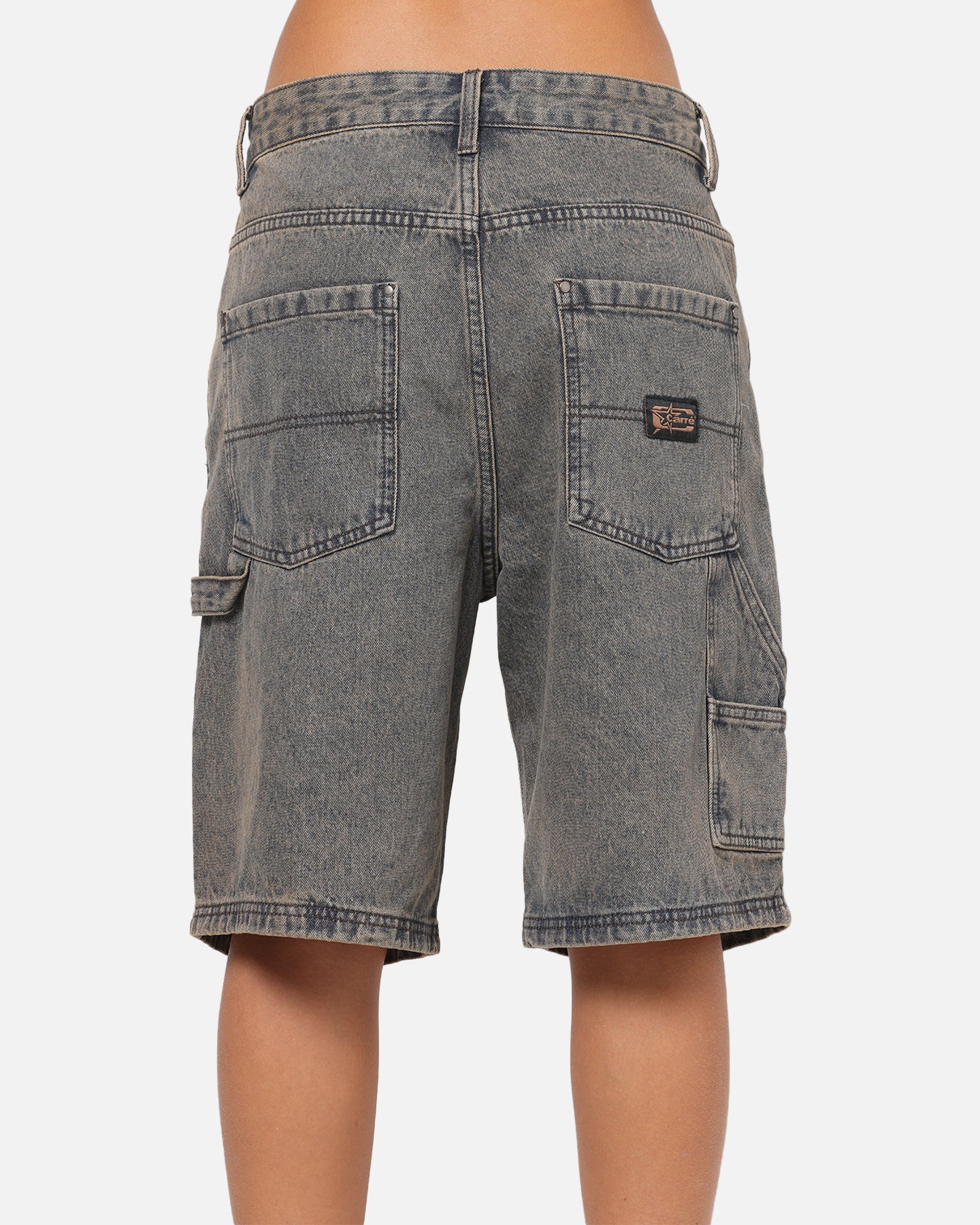 Carre Carpenter Jorts Washed Grey | Culture Kings US