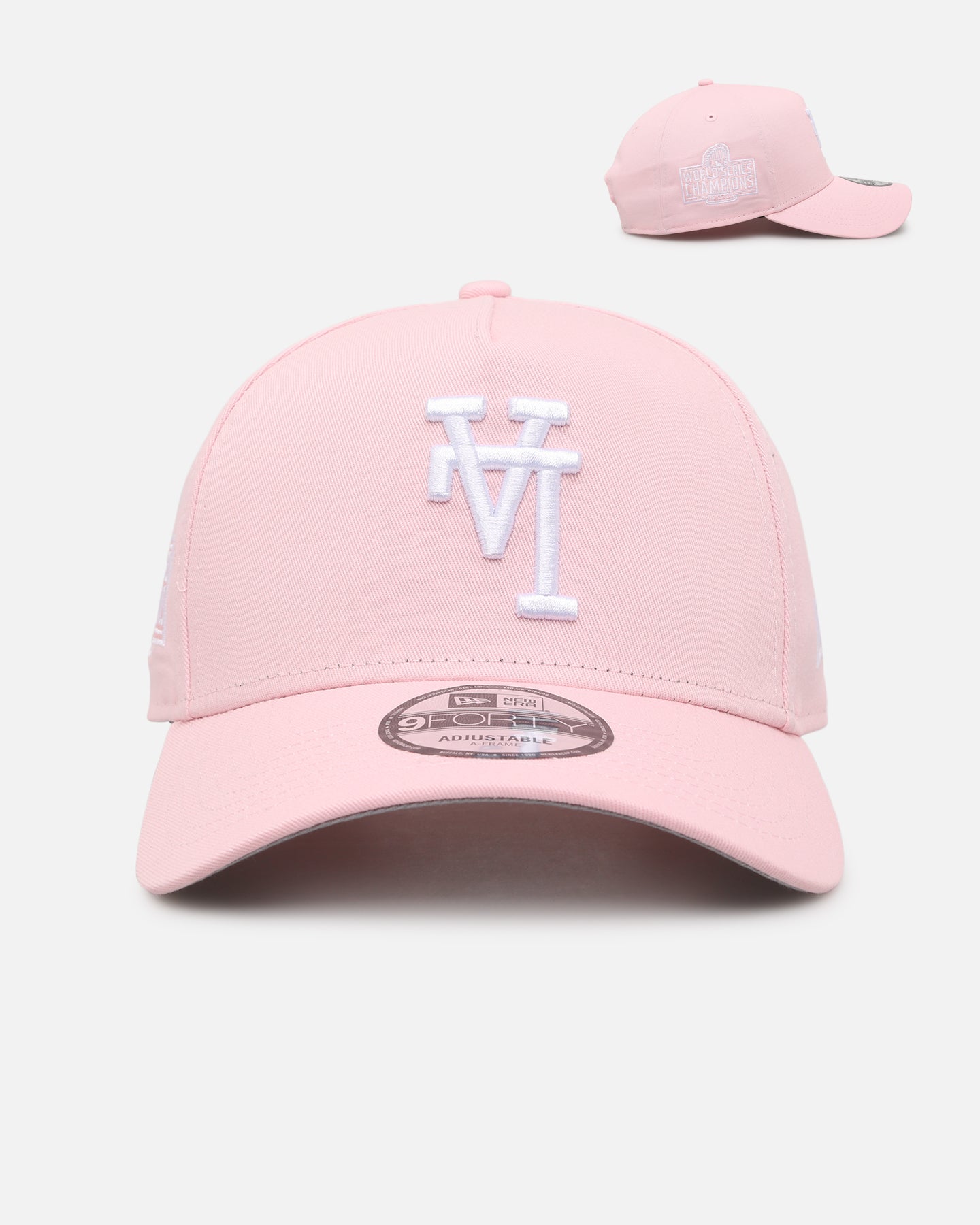 NEW ERA 9FORTY ピンク LAロゴキャップ New Era Los Angeles Dodgers 'Upside Down LA Polychromatic' 9FORTY