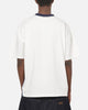 Carre Athletic Panel Crew T-Shirt Off White
