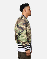 New Era X Alpha Series X MLB San Diego Padres MA-1 Bomber Jacket Black