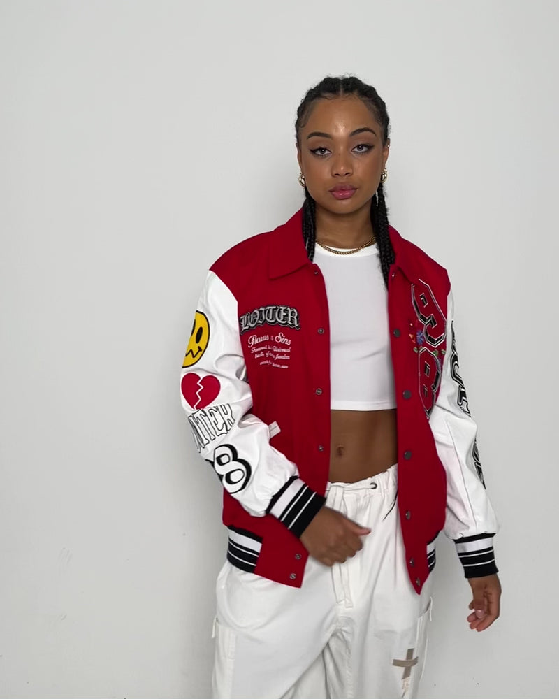 Off-White and The Chicago Bulls Varsity Jacket Featuring 2022