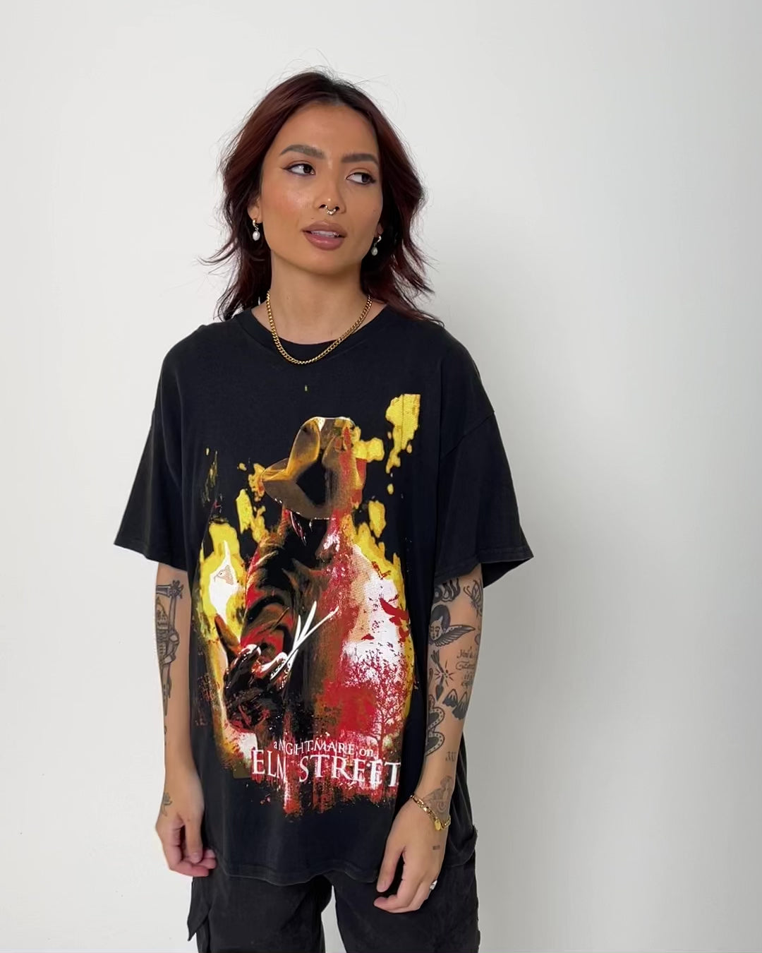 American Thrift X A Nightmare on Elm Street Never Sleep Vintage T