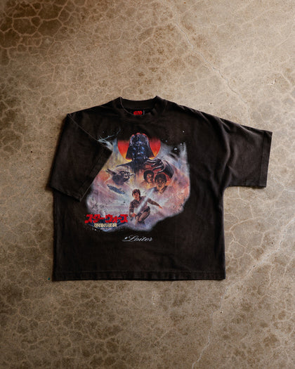 Loiter Star Wars Vintage T-Shirt Washed Black