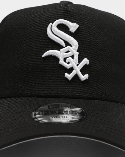 New Era Kids' Chicago White Sox 9FORTY A-Frame Snapback Black