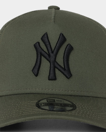 New Era Kids' New York Yankees 9FORTY A-Frame Snapback Olive