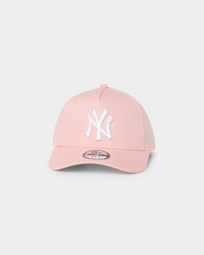 New Era Youth New York Yankees 9FORTY A-Frame Snapback Pink