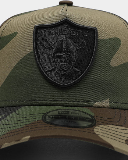 New Era Kids' Oakland Raiders 9FORTY A-Frame Snapback Camo