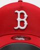 New Era Boston Red Sox 'Grey Undervisor' 9FORTY A-Frame Snapback Red/Grey